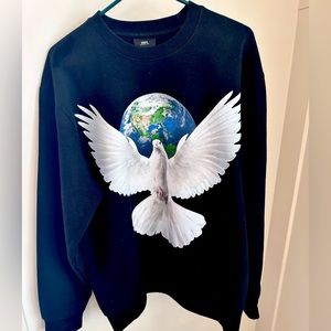 OBEY Worldwide Peace Black Crew Sweatshirt men’s Large/Unisex